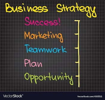 Business strategy vector image