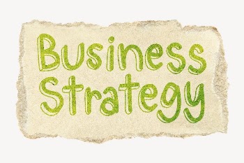 Business strategy word, torn craft | Free PSD - rawpixel