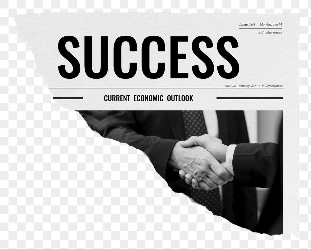 Business success png, handshake ripped | Free PNG - rawpixel
