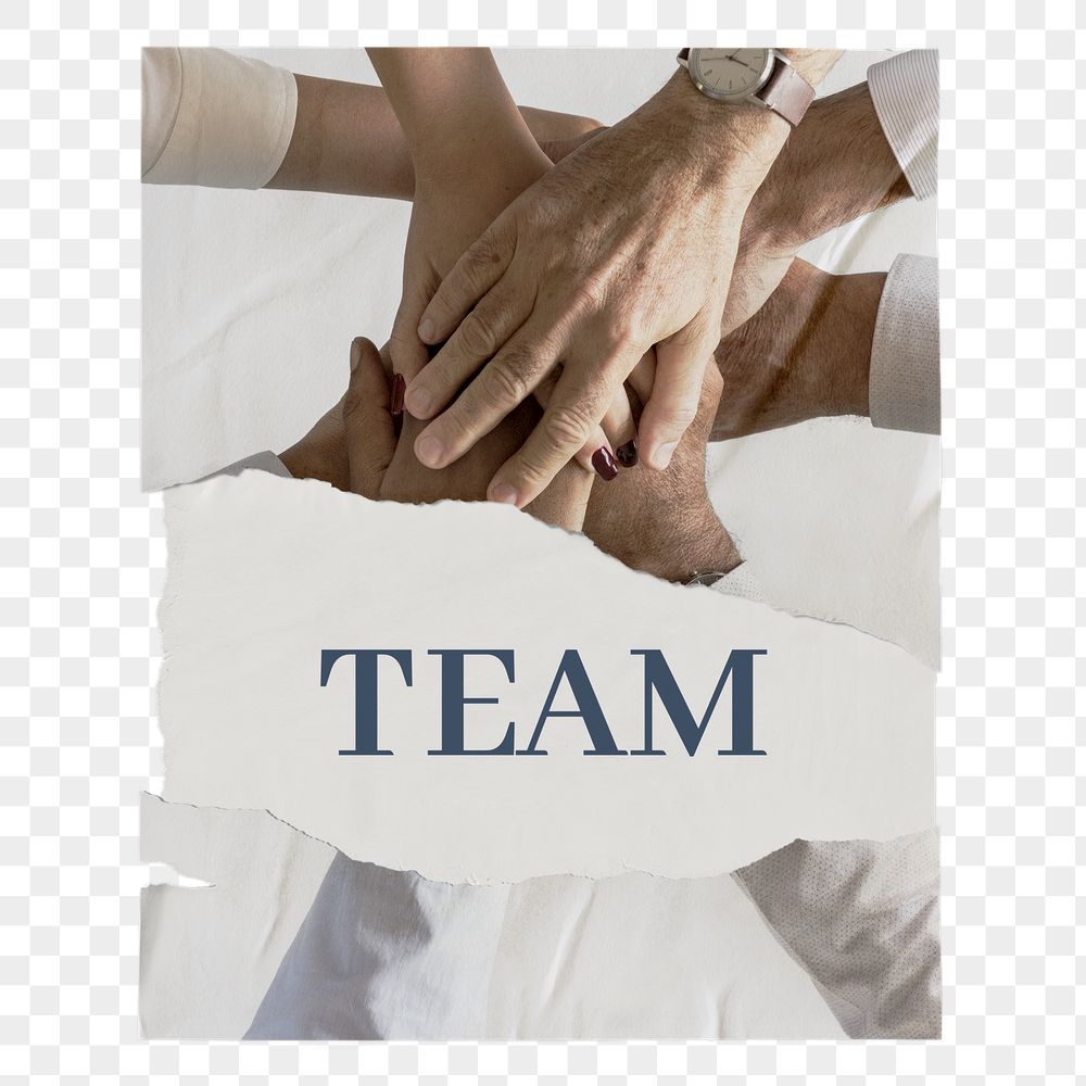 Business team png poster, ripped | Free PNG - rawpixel