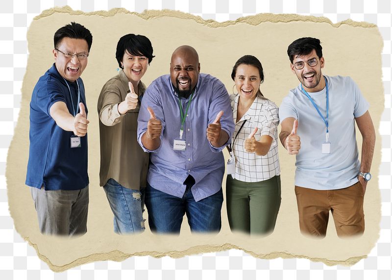 Business team png thumbs up sticker, | Free PNG - rawpixel