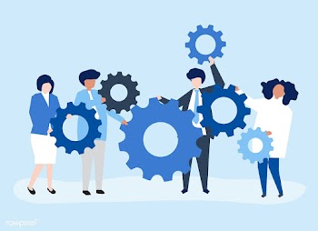 Business teamwork | Free stock vector - 456089
