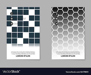 Business tri fold brochure design business vector image