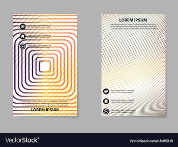 Business tri fold brochure design business vector image