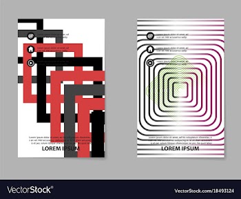 Business tri fold brochure design business vector image