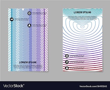 Business tri fold brochure design business vector image