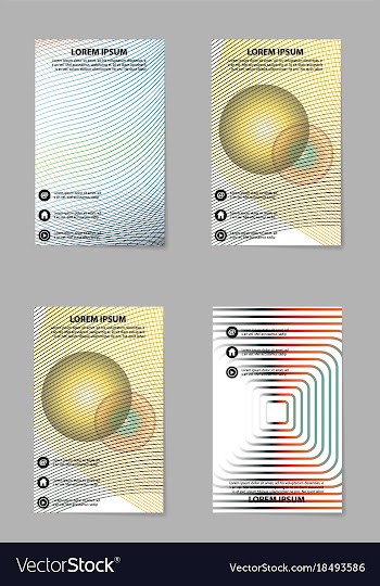 Business tri fold brochure design business vector image