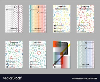 Business tri fold brochure design business vector image