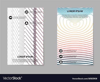 Business tri fold brochure design business vector image