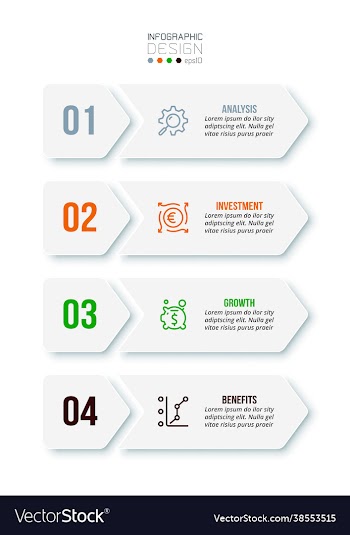 business work flow infographic template