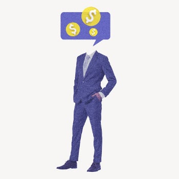 Businessman and speech bubble currency | Free Vector - rawpixel