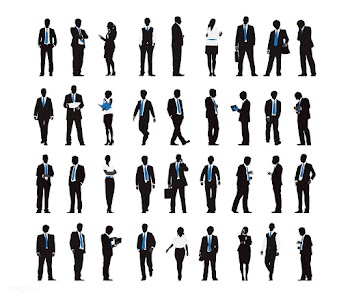 Businessman avatar black | Free stock vector - 394124