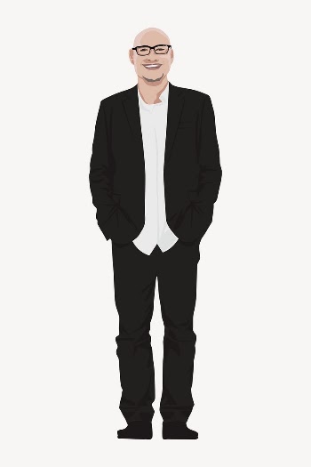 Businessman character, full body length | Free PSD - rawpixel