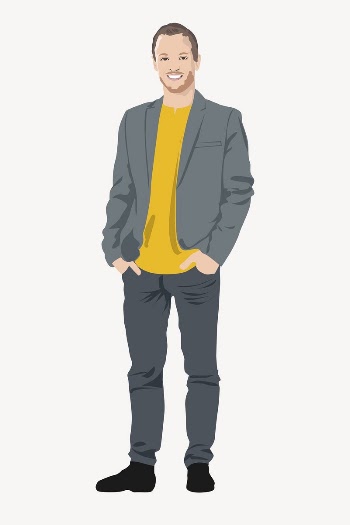 Businessman character, full body length | Free Vector - rawpixel