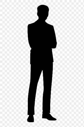 Businessman crossing arms png silhouette | Free PNG - rawpixel