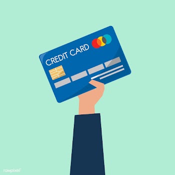 Businessman holding a credit card | Free stock vector - 437610