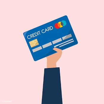 Businessman holding a credit card | Free stock vector - 437622