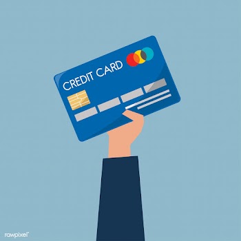 Businessman holding a credit card | Free stock vector - 437623