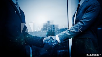 Businessman in agreement