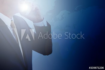 Businessman on the phone