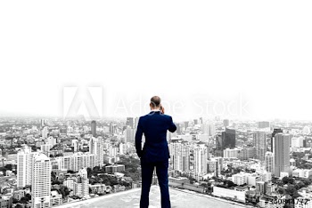 Businessman on the phone