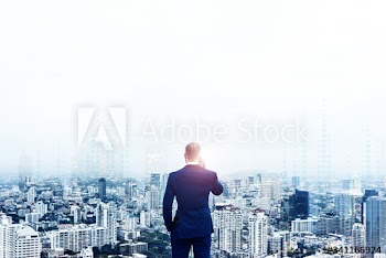 Businessman on the phone