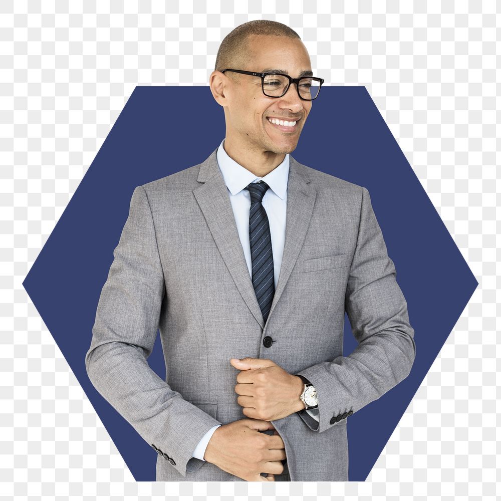 Businessman png badge sticker, occupation | Free PNG - rawpixel