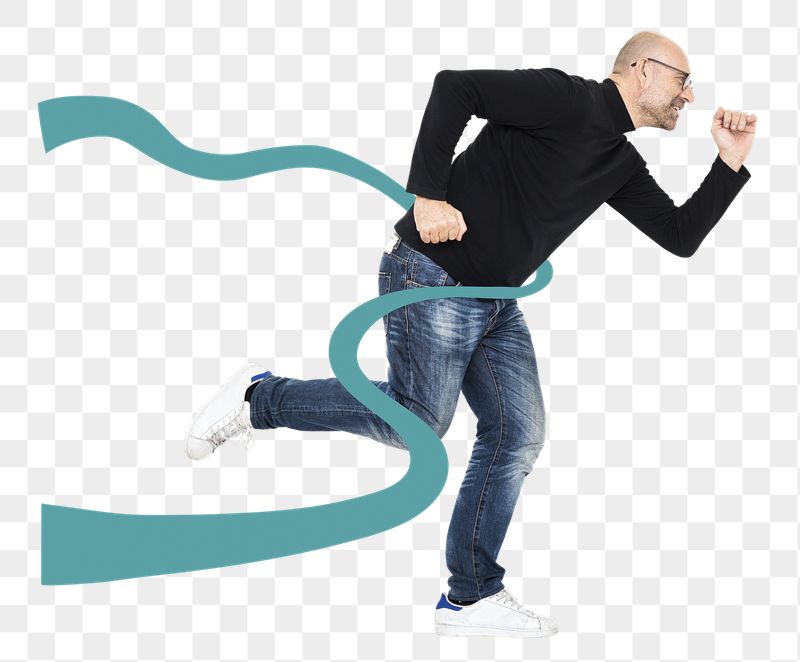 Businessman running png finish line | Free PNG - rawpixel