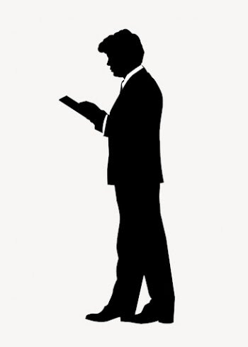Businessman silhouette, texting on phone | Free Vector - rawpixel