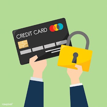 Businessman with credit card and protection | Free stock vector - 437556