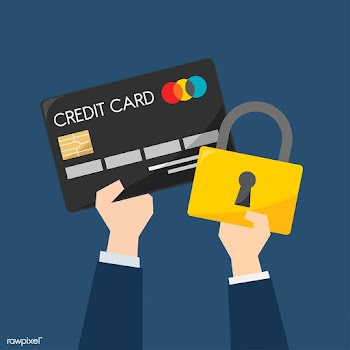 Businessman with credit card and protection | Free stock vector - 437559
