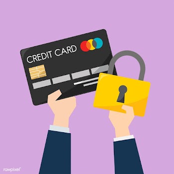 Businessman with credit card and protection | Free stock vector - 437563