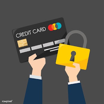 Businessman with credit card and protection | Free stock vector - 437564