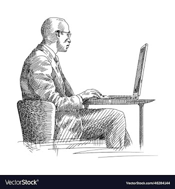 businessman with laptop