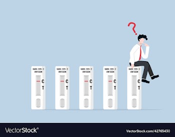 businessman wonder about his covid-19 atk test