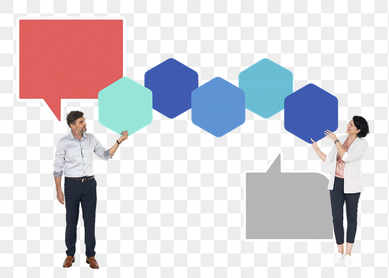 Businesspeople holding png mind maps, | Free PNG - rawpixel