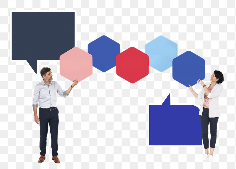 Businesspeople holding png mind maps, | Free PNG - rawpixel