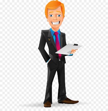 Businessperson Cartoon - Vector Business people 