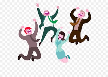 Businessperson Leadership People - Business people jumping 