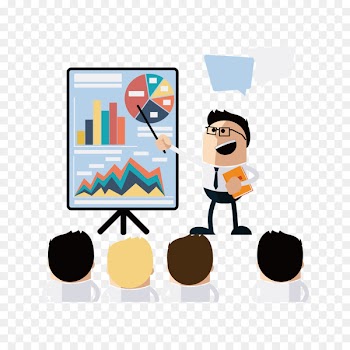 Businessperson Presentation Flat design - Business vector material 