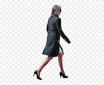Businessperson Walking Clip Art - Business Woman Walking Png
