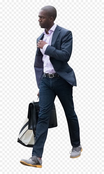 Businessperson Walking Suit - business people 