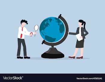 businesspersons searching location for invesment