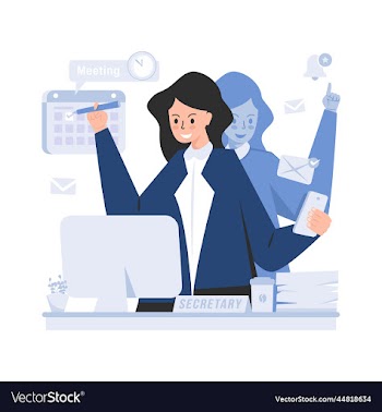 businesswoman multitasking
