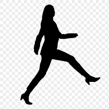 Businesswoman png walking towards success | Free PNG - rawpixel