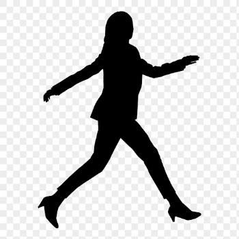 Businesswoman png walking towards success | Free PNG - rawpixel