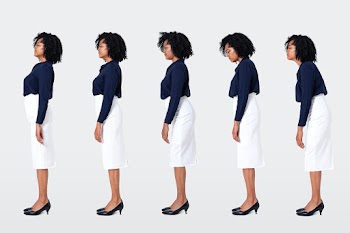 Businesswoman poor posture office syndrome… | Free stock photo | High Resolution image