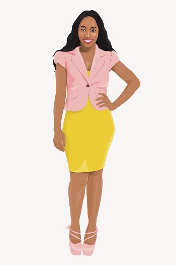 Businesswoman standing illustration vector | Free Vector - rawpixel