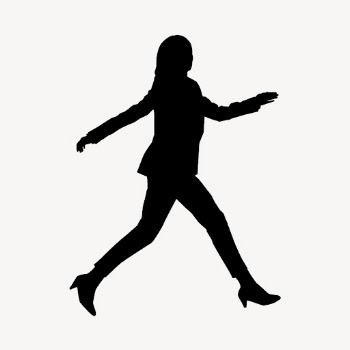 Businesswoman walking towards success silhouette | Free Vector - rawpixel