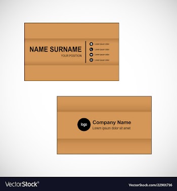 Bussinesh card vector image